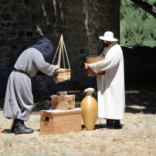 medieval beekeeping outfit