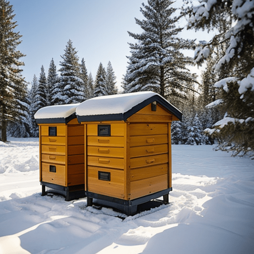 winter beehive maintenance
